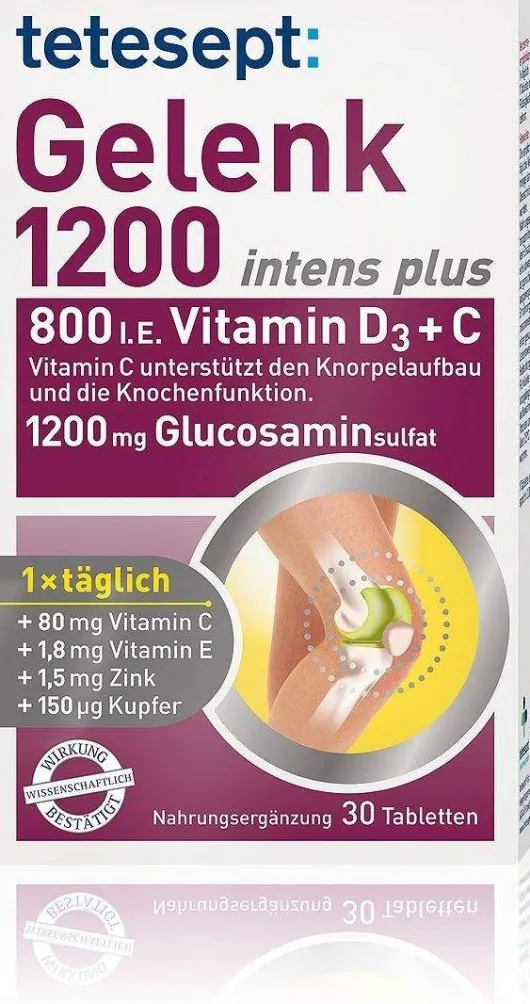 Tetesept Gelenk 1200 Intens Plus 30 Tabletten