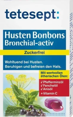 Tetesept 75 G Husten Bonbons Bronchial Activ Zuckerfrei