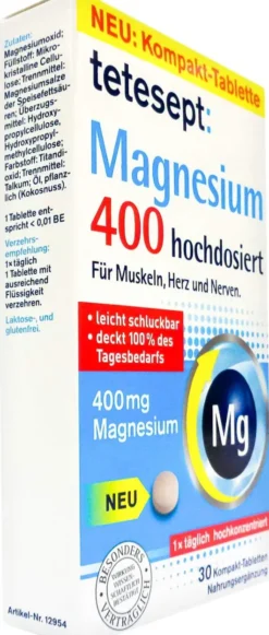 Tetesept Magnesium 400 hochdosiert 30 Tabletten
