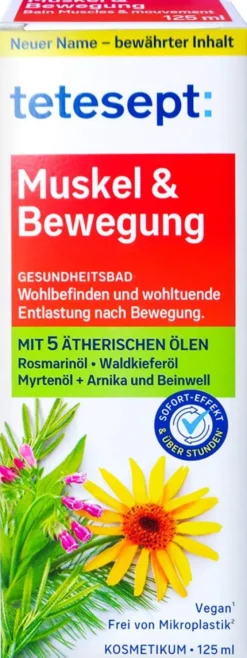 Tetesept Muskel & Bewegung Bad 125 ml