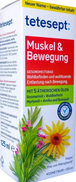Tetesept Muskel & Bewegung Bad 125 ml