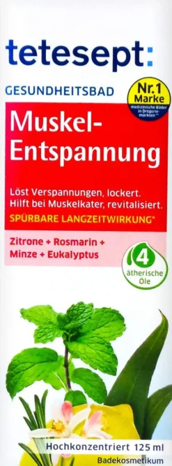 Tetesept Muskel - Entspannung Bad 125 ml