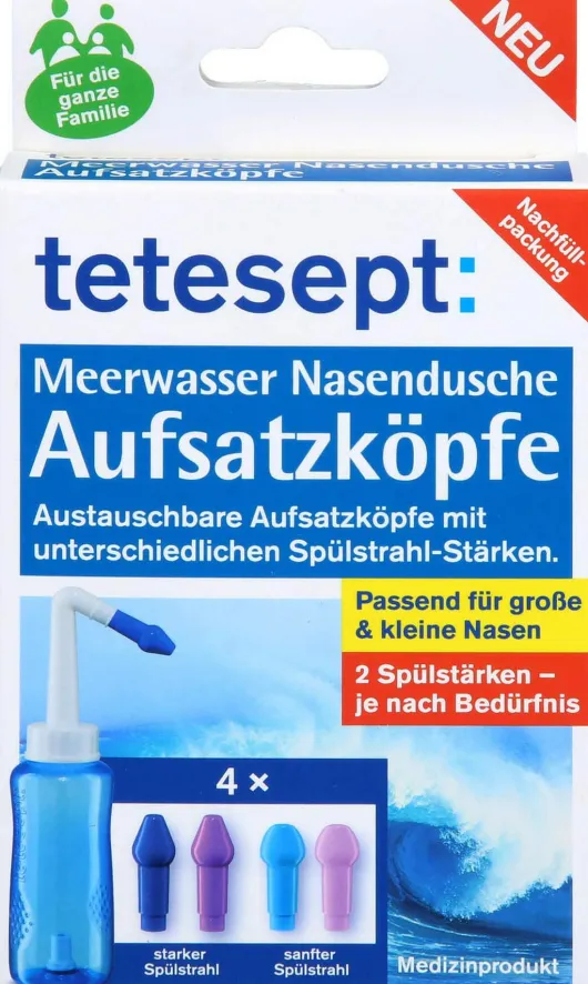 Tetesept Nasendusche Aufsatzköpfe 4 Stück
