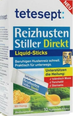 Tetesept Reizhusten Stiller Direkt Liquid Sticks
