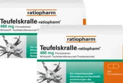 Teufelskralle-ratiopharm 480 mg 2 x 200 Filmtabletten