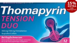 Thomapyrin Tension Duo 400 mg Ibuprofen und 100 mg Coffein 12 Tabletten