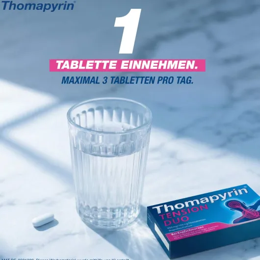 Thomapyrin Tension Duo 400 mg Ibuprofen und 100 mg Coffein 12 Tabletten