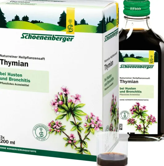 Thymian Saft Schönenberger Heilpflanzensäfte 3 X 200 ml Saft