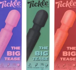 Tickle Toys Big Tease Vibrator, Hot Pink