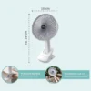 Tischventilator mit Akku zum Klemmen