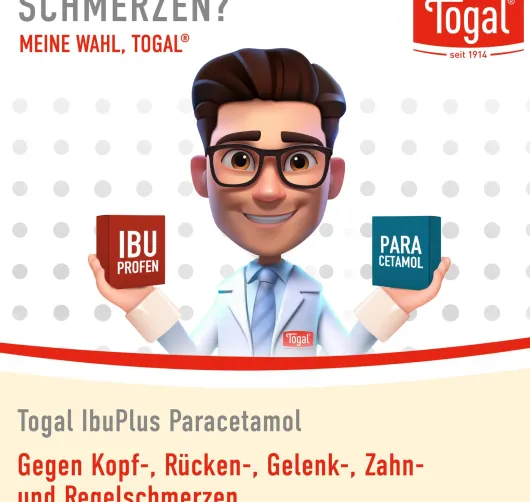 Togal IbuPlus Paracetamol 200 mg - 500 mg 20 Filmtabletten