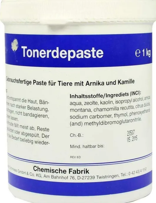 Tonerdepaste Vet. 1 kg Paste
