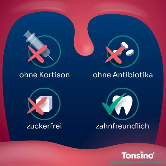 Tonsino Gurgellösung bei Halsschmerzen 120 ml