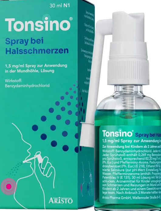 Tonsino Spray bei Halsschmerzen 30 ml