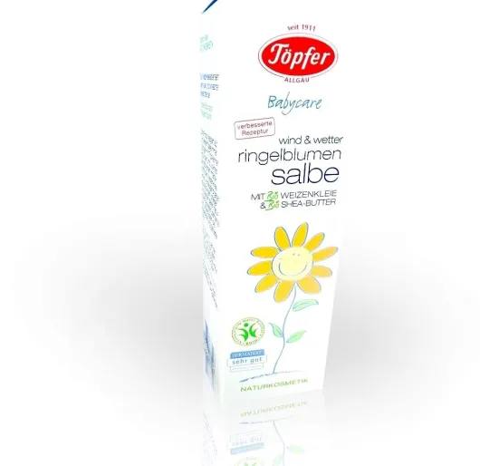 Töpfer Babycare Ringelblumensalbe Wind und Wetter 75 ml Salbe