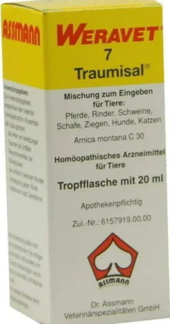 Traumisal 7 Tropfen vet. 20 ml Tropfen