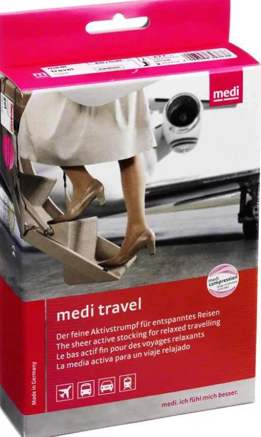 Travel Kniestrumpf Gr. M Schwarz M.Sp