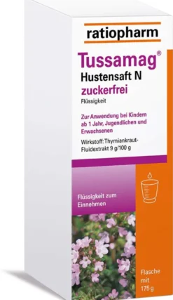 Tussamag Hustensaft N 175 g Saft zuckerfrei