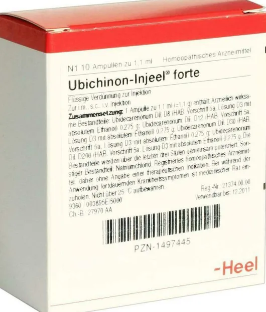 Ubichinon Injeele Forte 10 Ampullen
