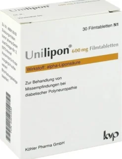 Unilipon 600 mg 30 Filmtabletten