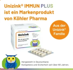 Unizink Immun Plus 90 Kapseln