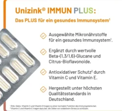 Unizink Immun Plus 90 Kapseln