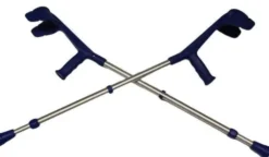 Unterarmkrücke Alu Blau