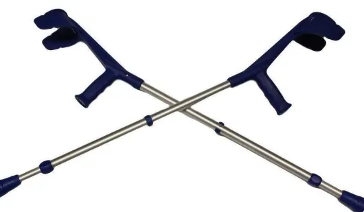 Unterarmkrücke Alu Blau