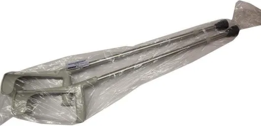 Unterarmkrücke Für Erwachsene Leichtmetal Grau 2 Stück