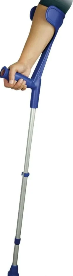 Unterarmstütze Für Erwachsene Blau Mit Softgriff 1 Stück
