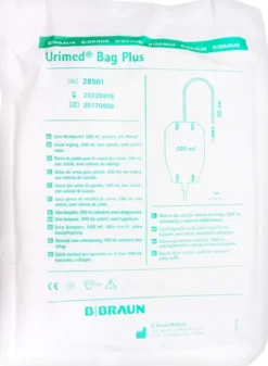 Urin Beinbeutel 500 ml Antirefluxventil 60cm