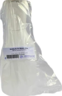 Urinflasche Für Männer Milchig Kunststoff Mit Verschluss 1 Flasche