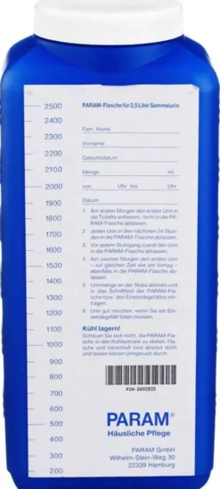 Urinsammelgefäß Mit Deckel 2,5 L