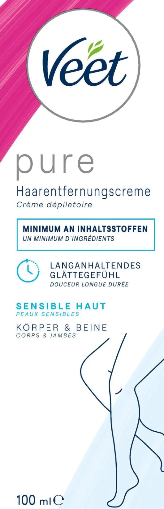 Veet Haarentfernungscreme Sensitive 100 ml Creme