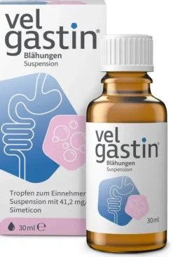 Velgastin Blähungen Suspension zum Einnehmen 30 ml
