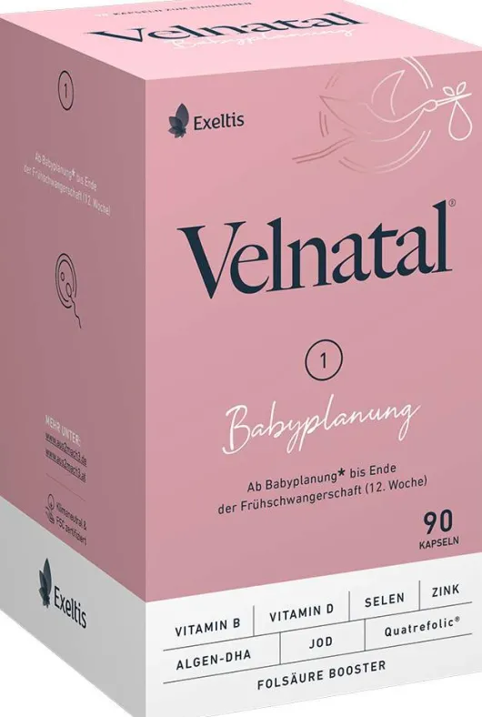 Velnatal Babyplanung 90 Weichkapseln