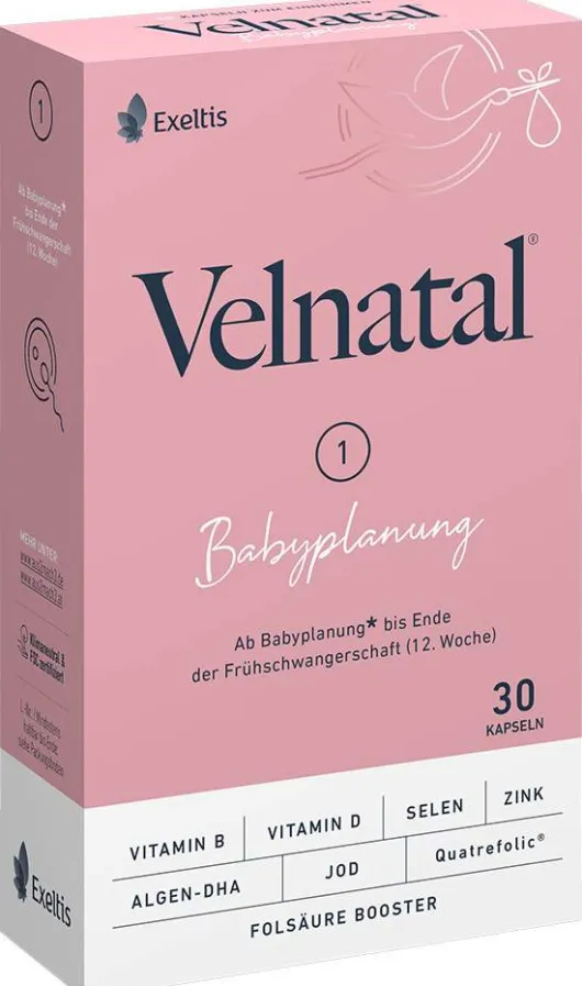 Velnatal Babyplanung 30 Weichkapseln