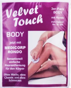 Velvet Touch Body 3er 1 Set zur Haarentfernung