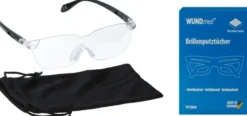 Vergrößerungsbrille, schwarzinkl. Aufbewahrungsbeutel + Gratis Brillenputztücher 10 Stück
