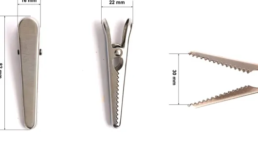 Verschlussclips Edelstahl 82x16 mm 4 Stk