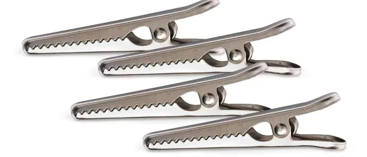 Verschlussclips Edelstahl 82x16 mm 4 Stk