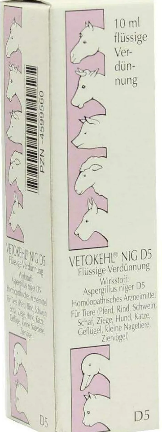 Vetokehl Nig D5 vet. 10 ml Tropfen