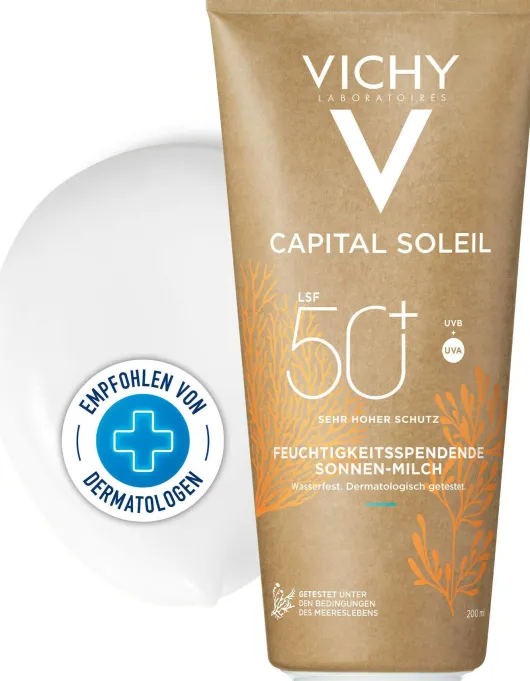 Vichy Capital Soleil feuchtigkeitsspendende Sonnen-Milch LSF 50+ 200 ml