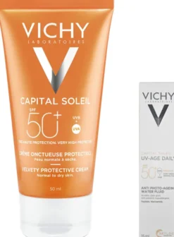 Vichy Capital Soleil Sonnenfluid LSF 50 50 ml + gratis Vichy Capital Soleil UV-Age Daily LSF 50+ 15 ml