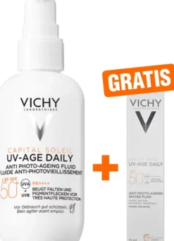Vichy Capital Soleil UV-Age daily LSF50 80 ml + gratis Vichy Capital Soleil UV-Age Daily LSF50+ 15 ml