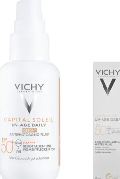 Vichy Capital Soleil UV-Age getönt LSF 50+ 40 ml + gratis Vichy Capital Soleil UV-Age Daily LSF 50+ 15 ml