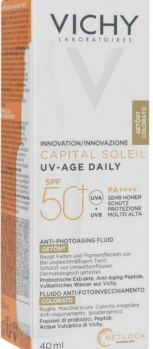 Vichy Capital Soleil UV-Age getönt LSF 50+ 40 ml + gratis Vichy Capital Soleil UV-Age Daily LSF 50+ 15 ml