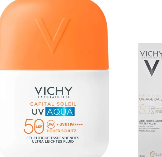 Vichy Capital Soleil UV-Aqua Fluid LSF 50 50 ml + gratis Vichy Capital Soleil UV-Age Daily LSF50+ 15 ml