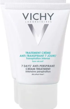 Vichy Deodorant Creme Anti Transpirant mit 7-Tage-Wirkung 2 x 30 ml Creme