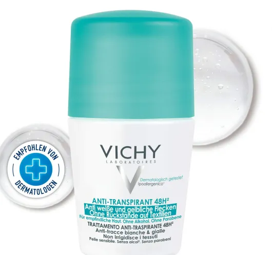 Vichy Deo Roll On Anti Flecken 48h 50 ml Creme